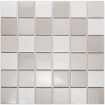 Керамическая мозаика 48х48 Grey Mix Glossy 48x48