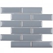 Керамическая мозаика Brick & Metro Metro Bluish-Grey Glossy 45х145