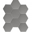 Керамическая мозаика Geometry Hexagon Big Grey Matt 95x110