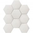 Противоскользящая мозаика Non-Slip Hexagon Big White Antislip 95x110
