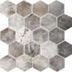 Мозаика, нат. мрамор Hex HEXAGON VLgP 64х74