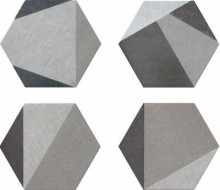Hextangram Fabric Grey 28.5х33
