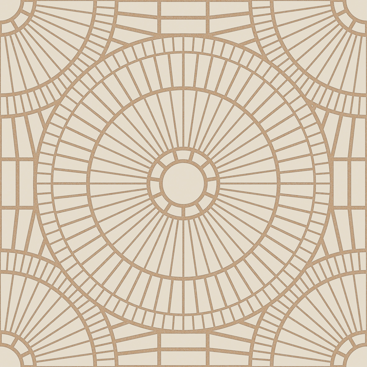 Library Hypnotic Owl Gold 60x60