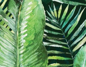 Декор от панно Ceramika Konskie Braga Tropic A Rect 25x75