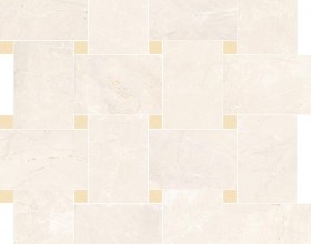 Sybil Contrasti Ivory Levigato con Tozzetto Oro 30x30