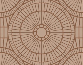 Library Hypnotic Owl Copper 60x60