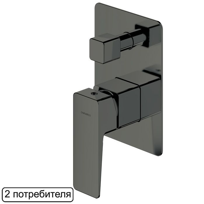 Смеситель для душа скрытого монтажа Omnires Parma PM7435GR