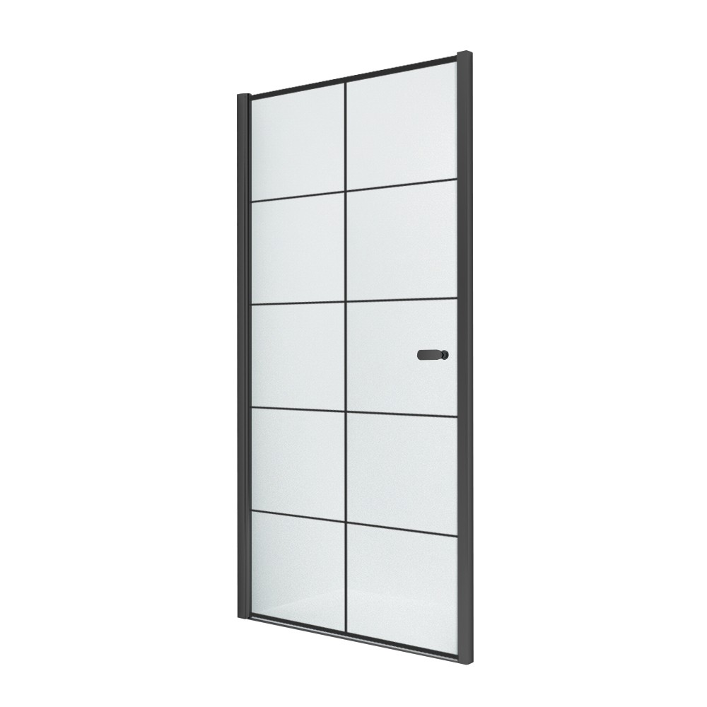 Душевая дверь New Trendy Soleo Black D-0276A 80x195 см