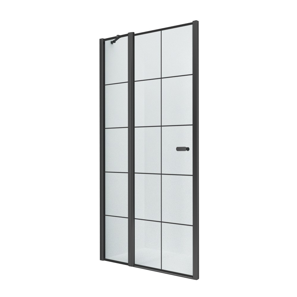 Душевая дверь New Trendy Soleo Black L D-0279A 90x195 см