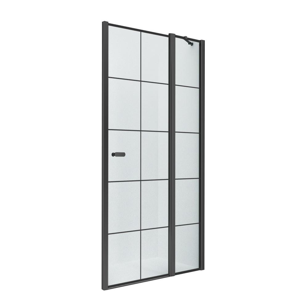 Душевая дверь New Trendy Soleo Black R D-0293A 90x195 см
