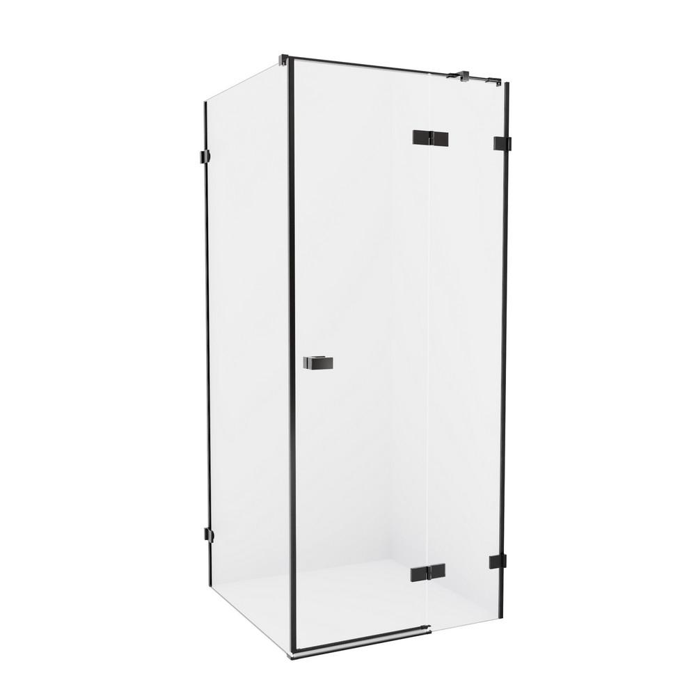 Душевой уголок New Trendy Avexa Black EXK-1834 110x80 см