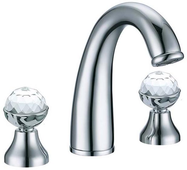 Смеситель для раковины Boheme Brillante Presente 357 на 3 отверстия