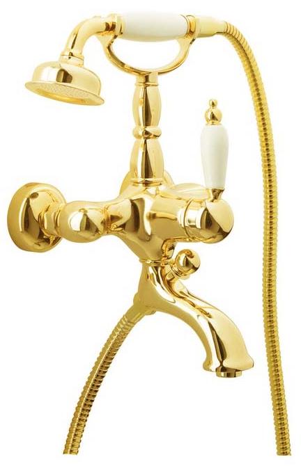 Смеситель для ванны Boheme Tradizionale Oro 283 Золото с душевым гарнитуром