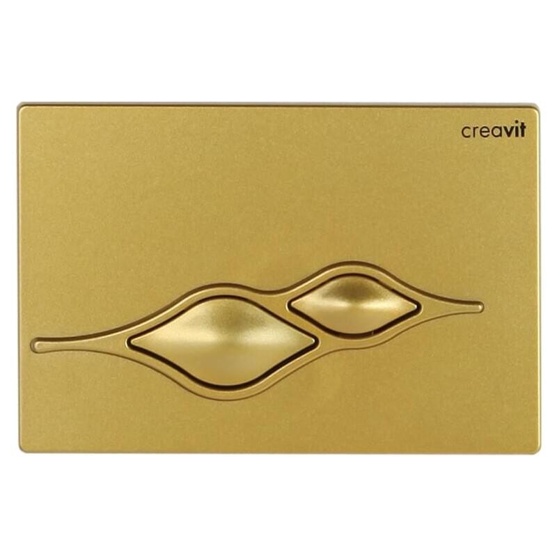 Кнопка смыва Creavit Ufo GP1006.00 золото матовая