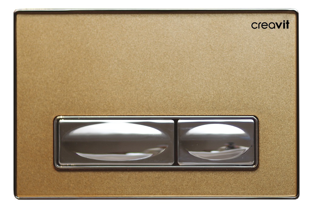 Кнопка смыва Creavit GP4008.00 золото