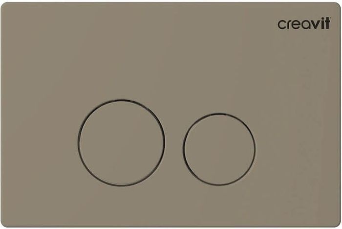 Кнопка смыва Creavit Terra GP9002.06 капучино