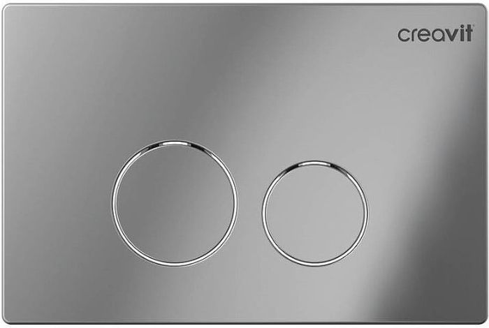 Кнопка смыва Creavit Terra GP9004.00 хром глянец