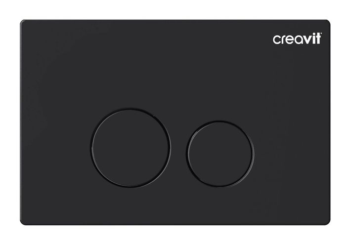 Кнопка смыва Creavit Terra GP9002.01 черный матовый
