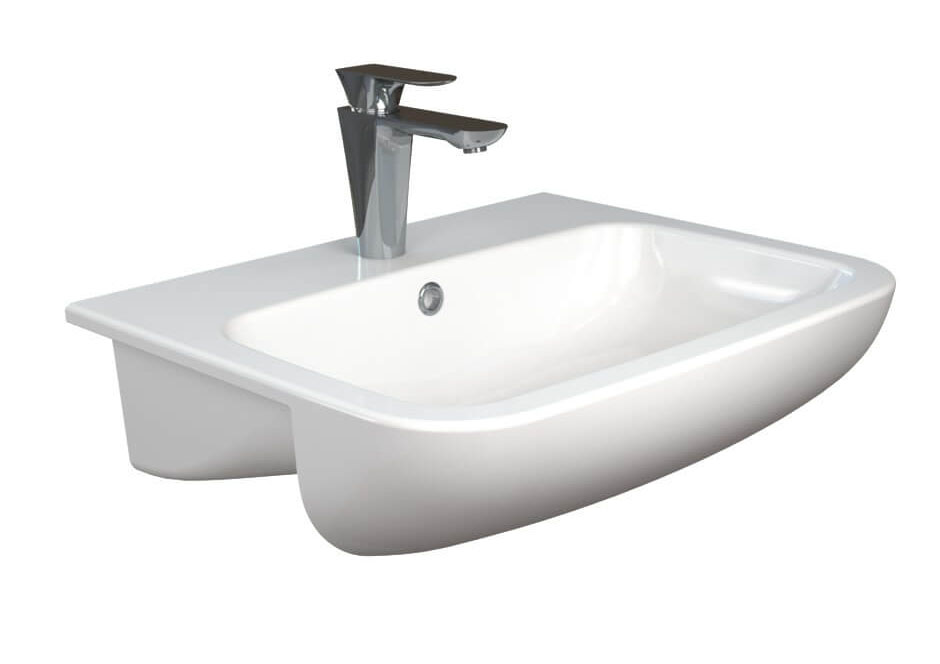 Раковина подвесная Creavit Ness NS055 55х46