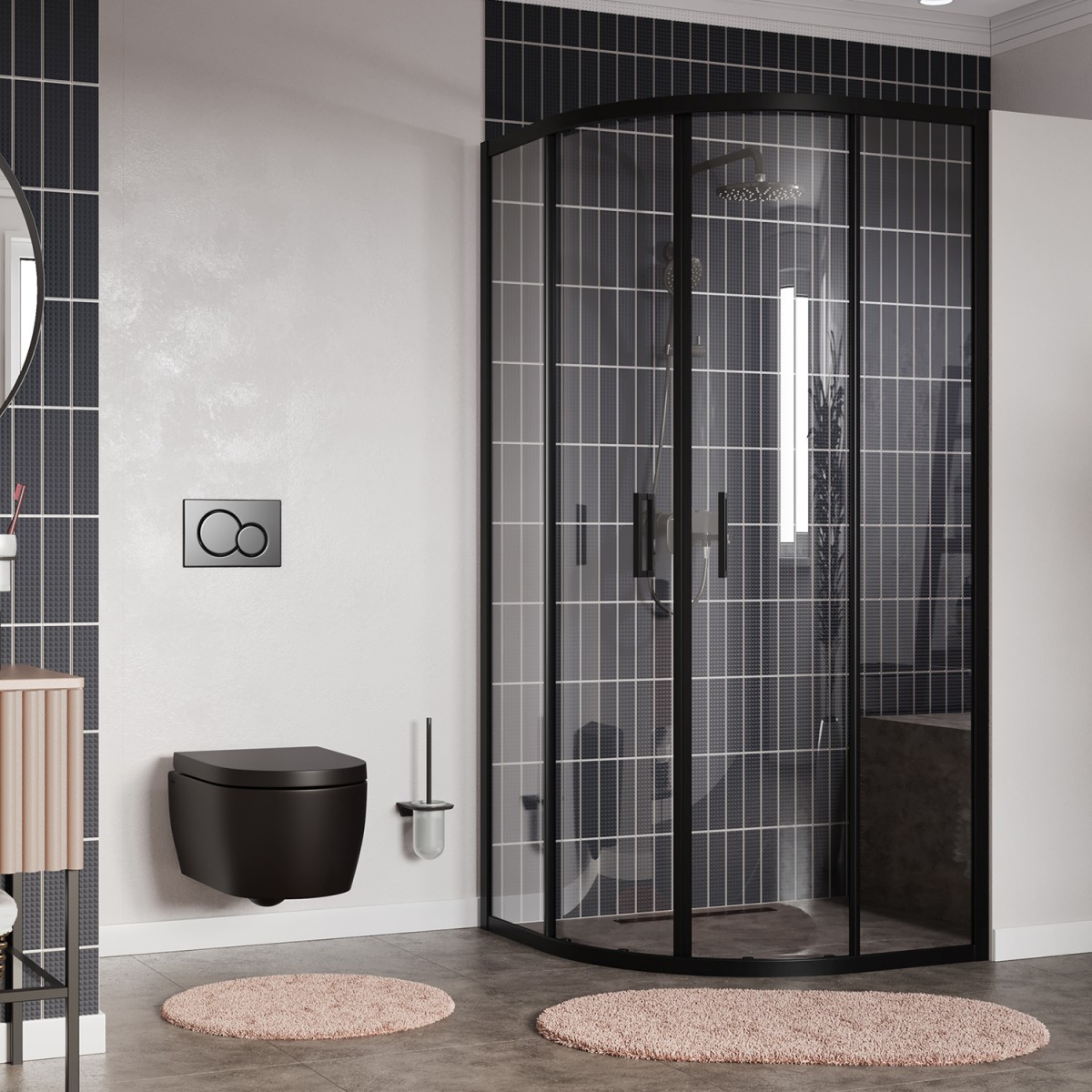 Душевой уголок WasserKraft Dill 61S01 90х90 см