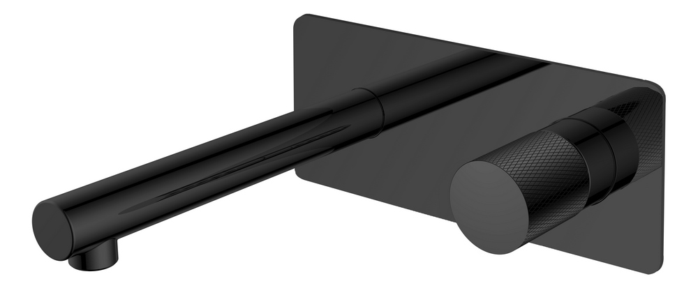 Смеситель из стены Boheme Stick 125-BB.2 BLACK TOUCH BLACK
