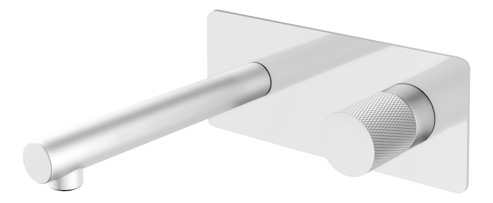 Смеситель из стены Boheme Stick 125-WCR.2 WHITE TOUCH CHROME