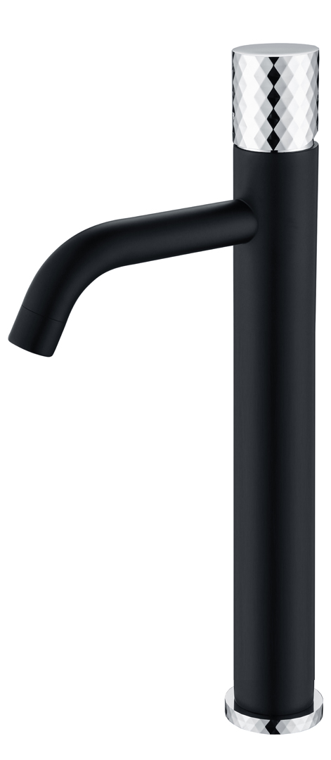 Смеситель для раковины Boheme  Stick 122-BCR BLACK DIAMOND CHROME