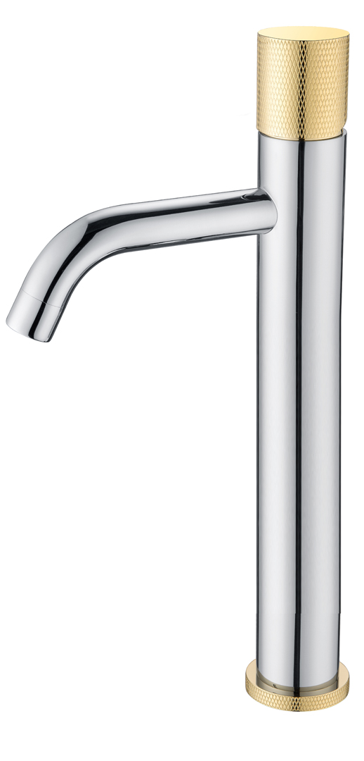 Смеситель для раковины Boheme  Stick 122-CRG.2 CHROME TOUCH GOLD