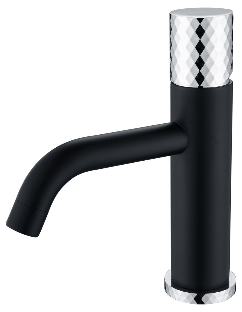 Смеситель для раковины Boheme  Stick 121-BCR BLACK DIAMOND CHROME