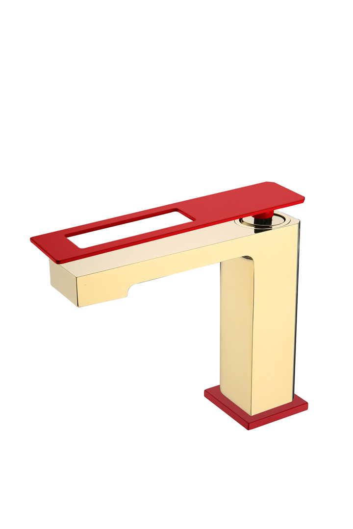 Смеситель для раковины Boheme Q GoldRed 141-GR
