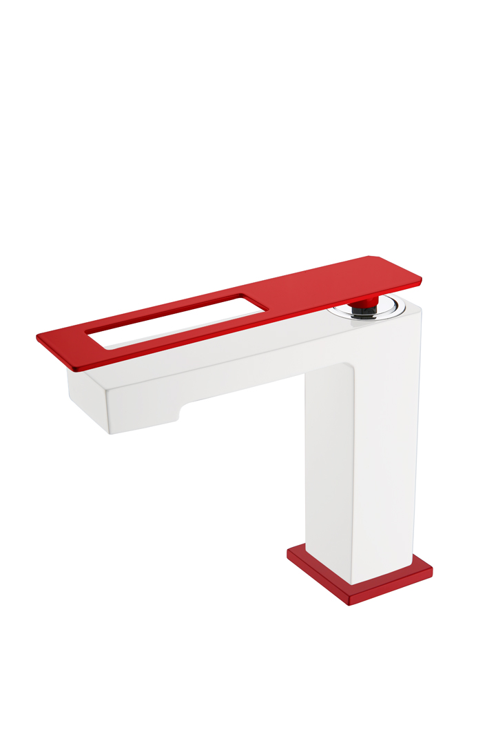 Смеситель для раковины Boheme Q WhiteRed 141-WR