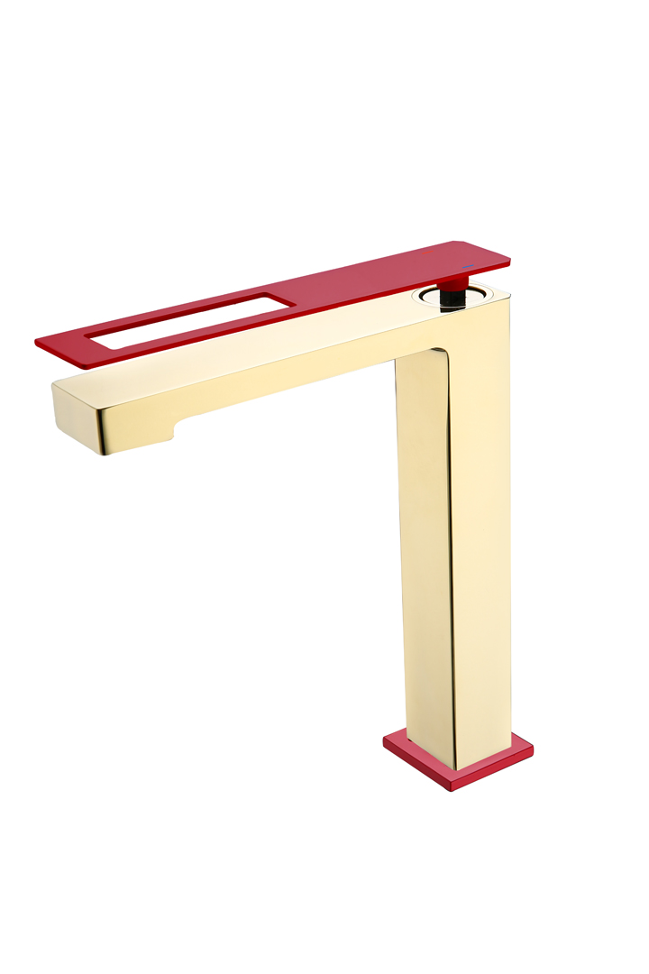 Смеситель для раковины Boheme Q GoldRed 142-GR