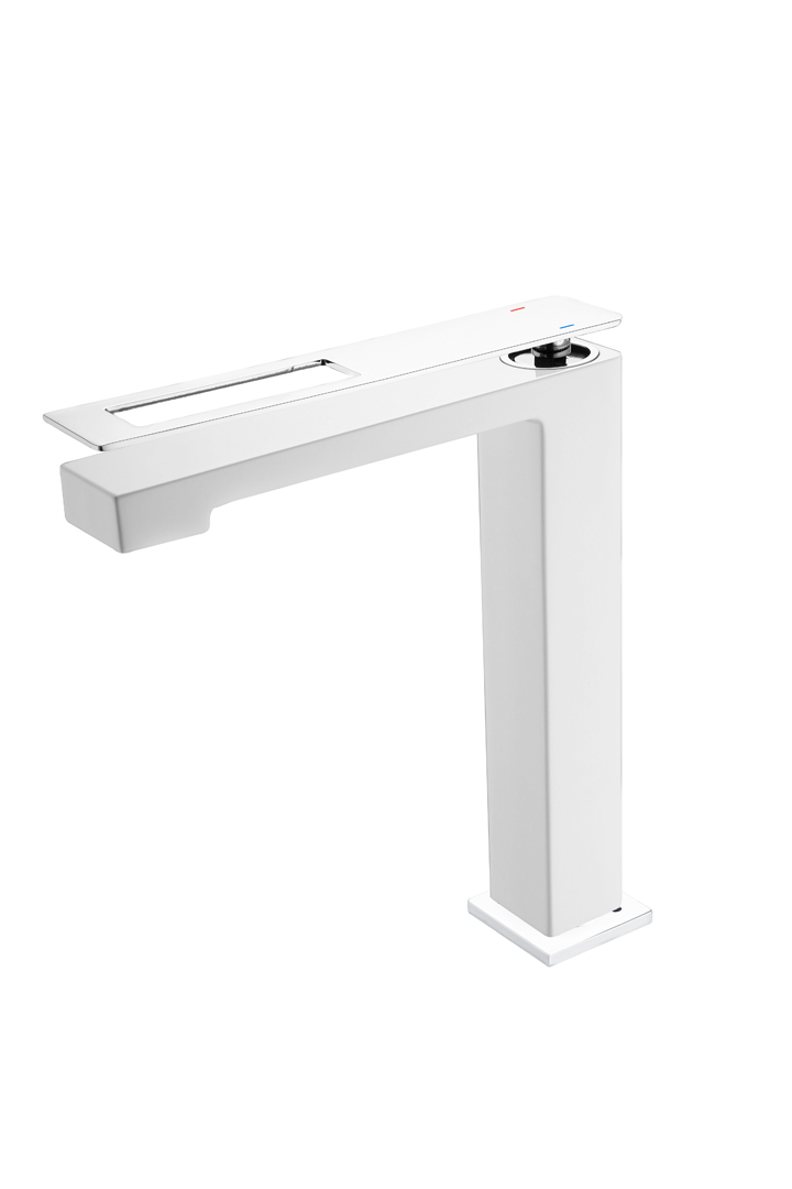 Смеситель для раковины Boheme Q WhiteChrome 142-WCR