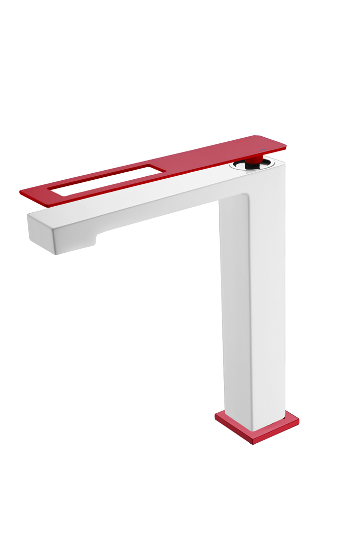 Смеситель для раковины Boheme Q WhiteRed 142-WR