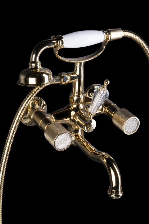 Смеситель для ванны Boheme  Royal Cristal 293-Royal/CRST