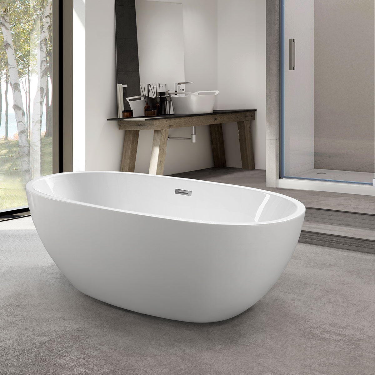 Ванна акриловая Vincea VBT-509 165х75