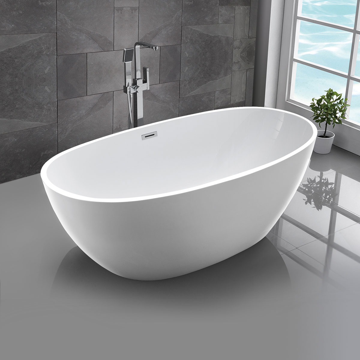 Ванна акриловая Vincea VBT-404-1700 170х85