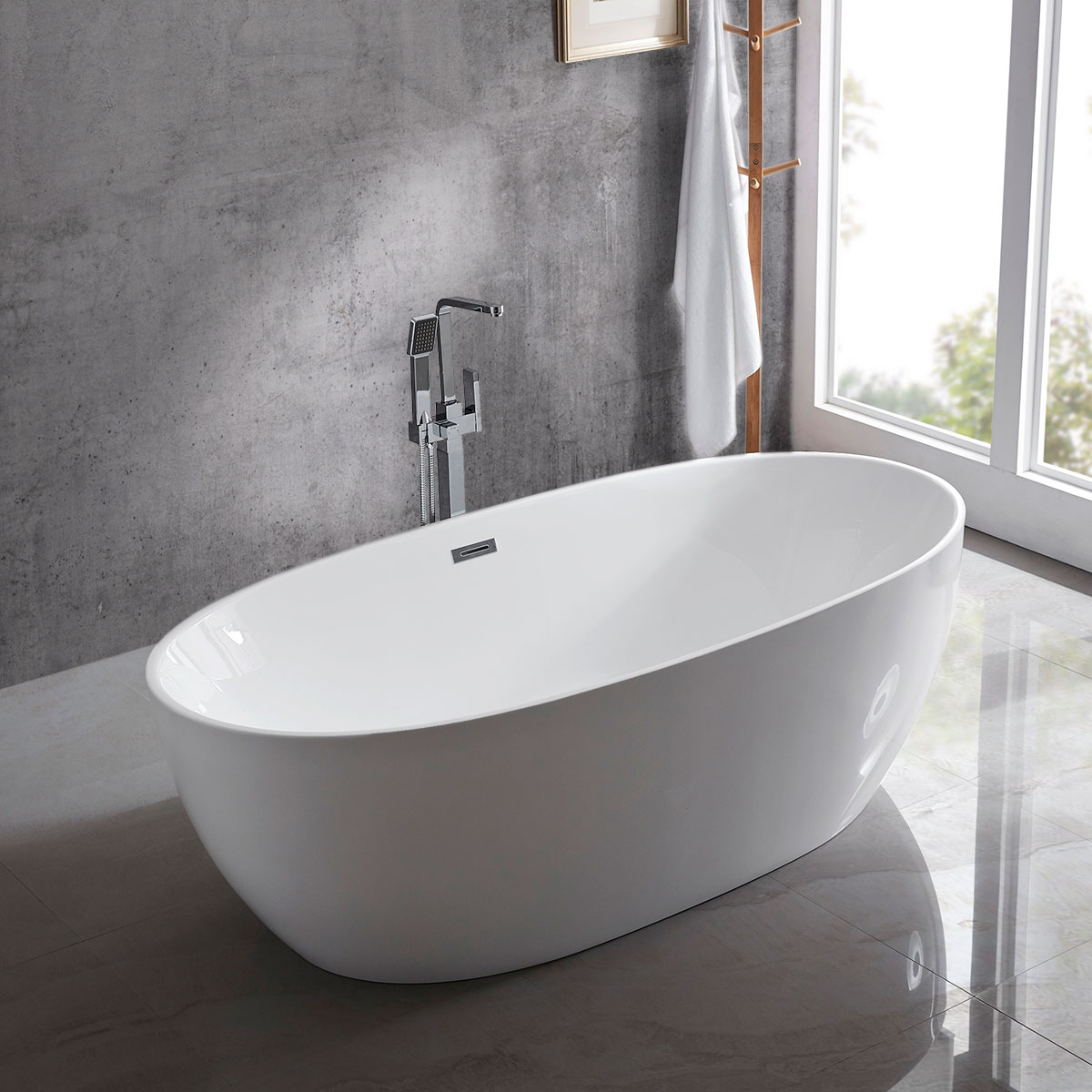 Ванна акриловая Vincea VBT-405-1600 160х78
