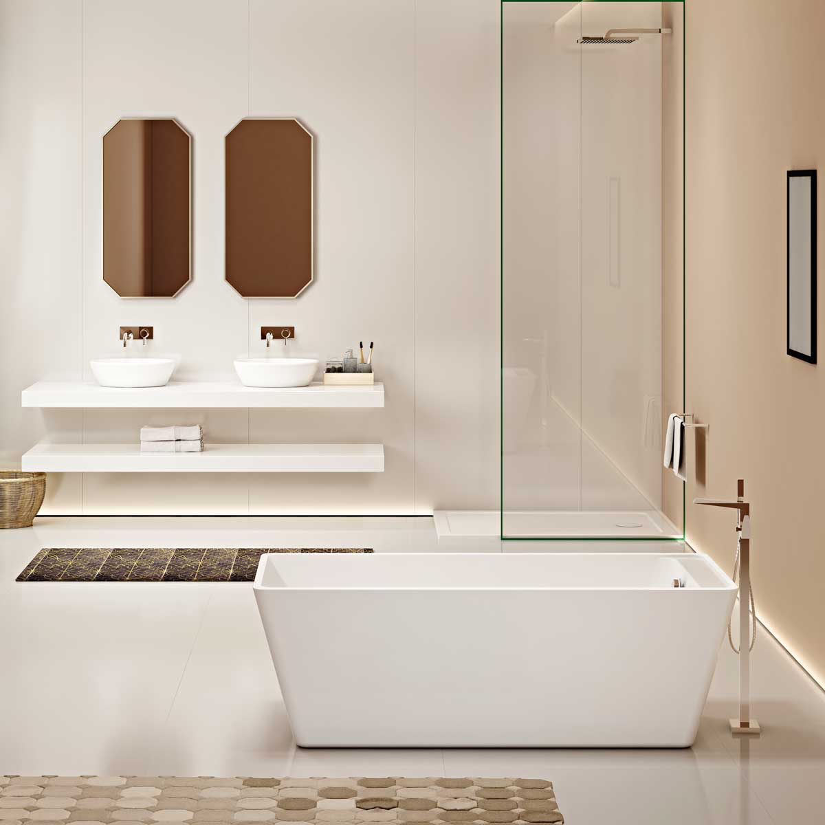 Ванна акриловая Vincea VBT-110 170х75