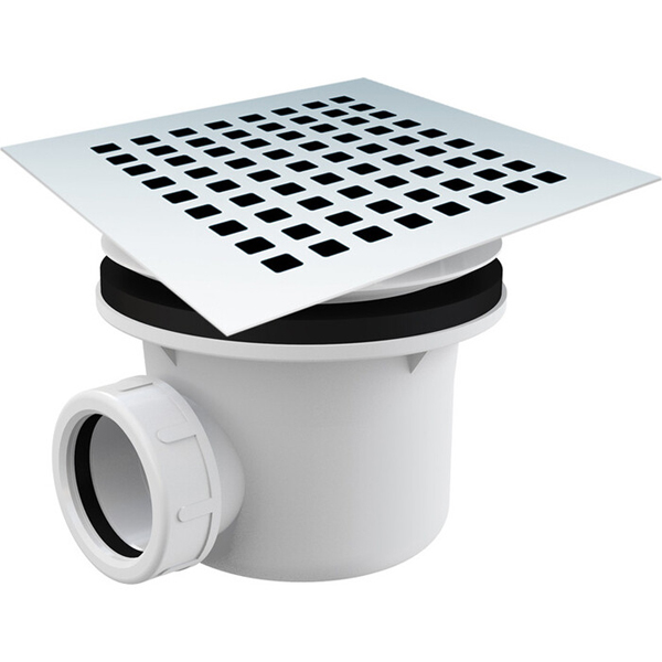Сифон Vincea VSPH-2SR2W для поддонов VST-2SR2W, с крышкой, с гидрозатвором