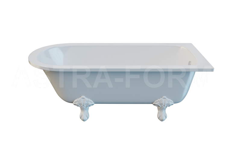 Ванна из литьевого мрамора Asrta-Form Ретро 170х75 см