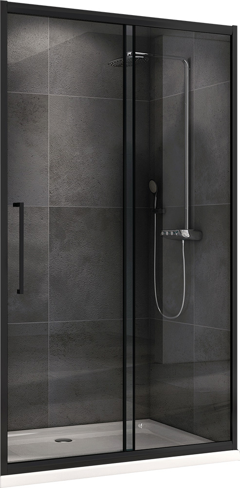 Душевая дверь ABBER Schwarzer Diamant AG30140B