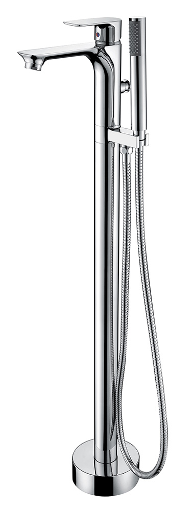 Смеситель ABBER Weiss Insel AF8015 напольный, хром