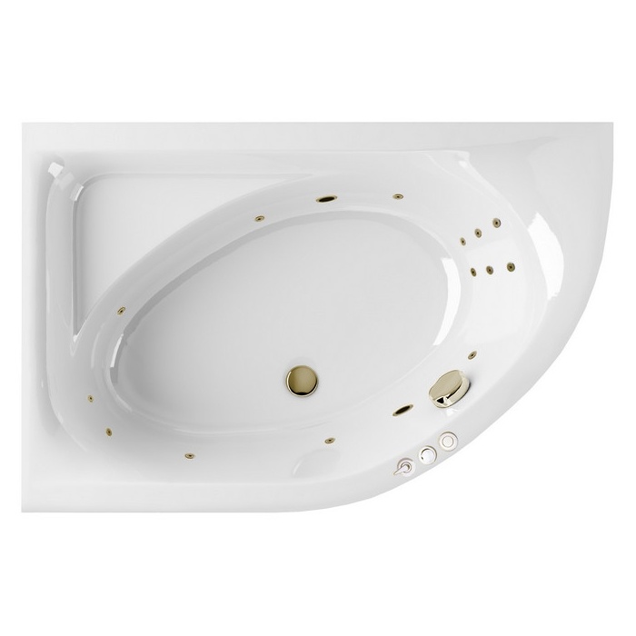 Ванна Excellent Aquarella WAEX.ARL15.SMART.BR 150x100 (левая) "Smart" (бронза)