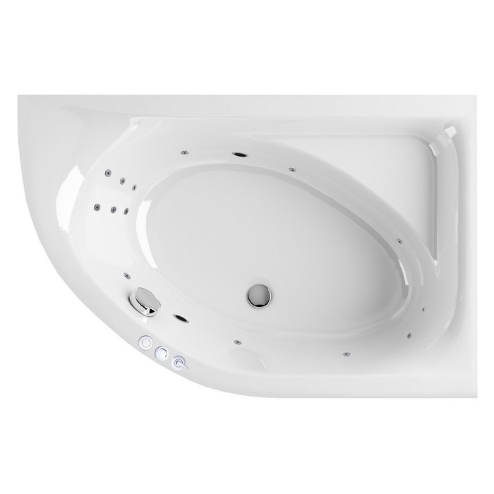 Ванна Excellent Aquarella WAEX.ARP15.SMART.CR 150x100 (правая) "Smart" (хром)