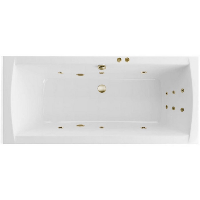 Ванна Excellent Aquaria Lux WAEX.AQU18.LINE.BR 180x80 "Line" (бронза)