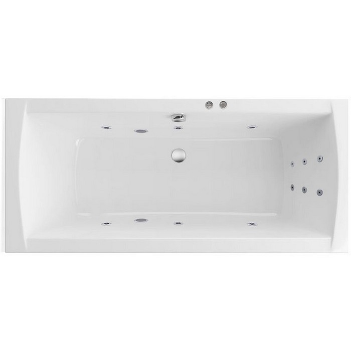 Ванна Excellent Aquaria Lux WAEX.AQU18.LINE.CR 180x80 "Line" (хром)