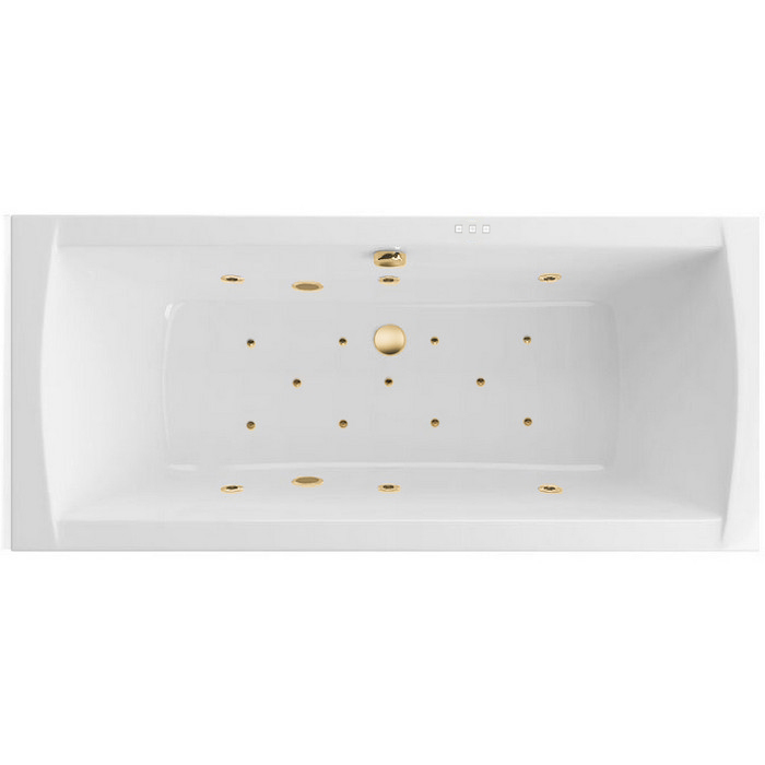 Ванна Excellent Aquaria Lux WAEX.AQU18.RELAX.GL 180x80 "Relax" (золото)