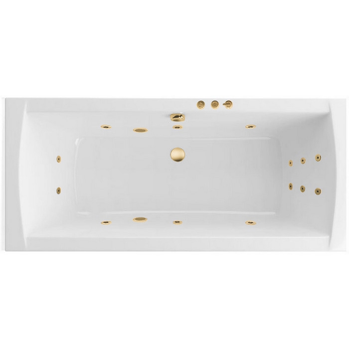 Ванна Excellent Aquaria Lux WAEX.AQU18.SMART.GL 180x80 "Smart" (золото)