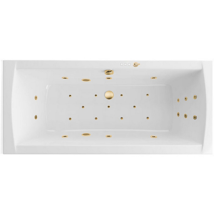Ванна Excellent Aquaria Lux WAEX.AQU18.ULTRA.GL 180x80 "Ultra" (золото)